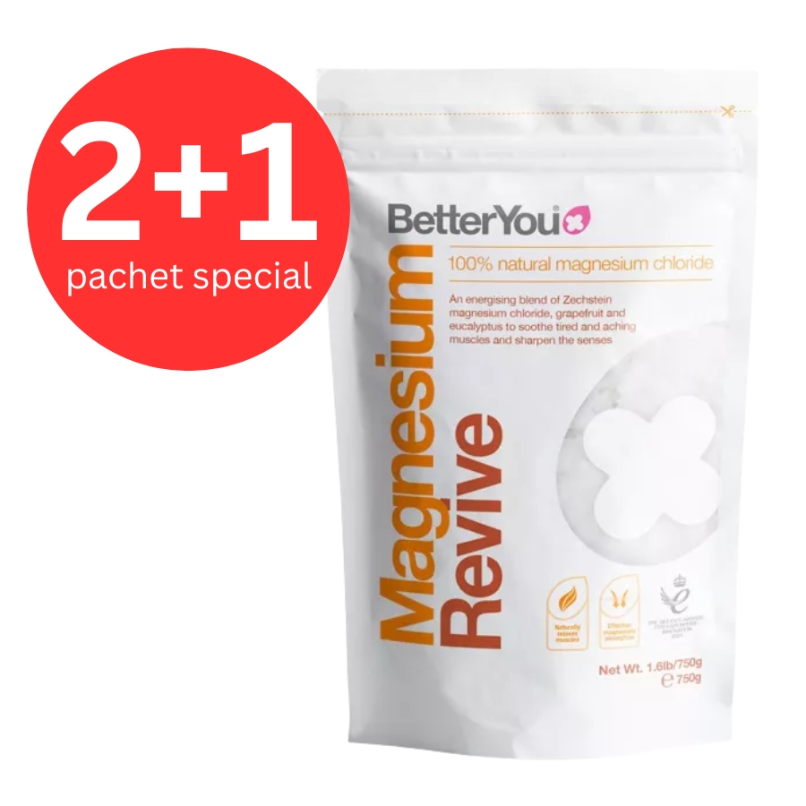 2+1 Magnesium Revive Flakes (750 grame), BetterYou